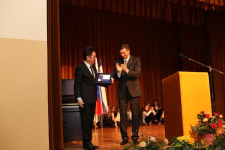 Predsednik Republike Slovenije Borut Pahor na prireditvi ob mednarodnem dnevu maternega jezika na Razkrižju 26